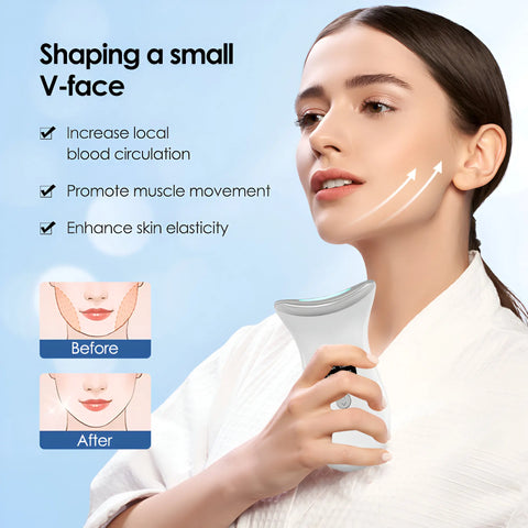 Neck Lifting - Tightening with Sound Waves for Multi-Effect Skin Care - onlinemegasale.com