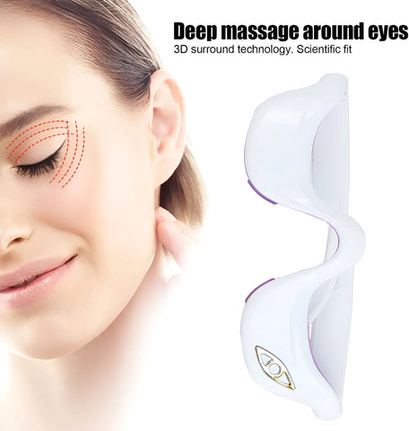 Dark Circle Removal, Hot Compress Eye Massager For Skin Rejuvenation - onlinemegasale.com