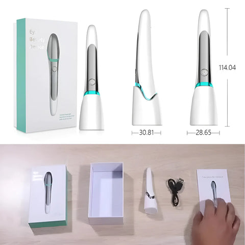Eye Massager, Vibration Massage ABS Eye Massager Wand Promote Absorption For Dark Circles For Under Eye Bags - onlinemegasale.com