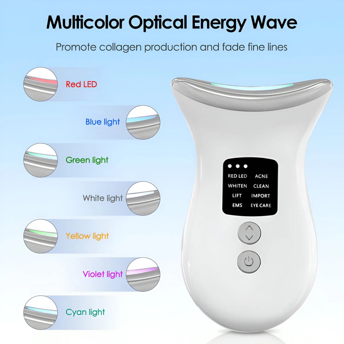 Neck Lifting - Tightening with Sound Waves for Multi-Effect Skin Care - onlinemegasale.com