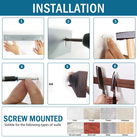 Magnetic Wooden Knife Rack - onlinemegasale.com Magnetic Wooden Knife Rack - onlinemegasale.com