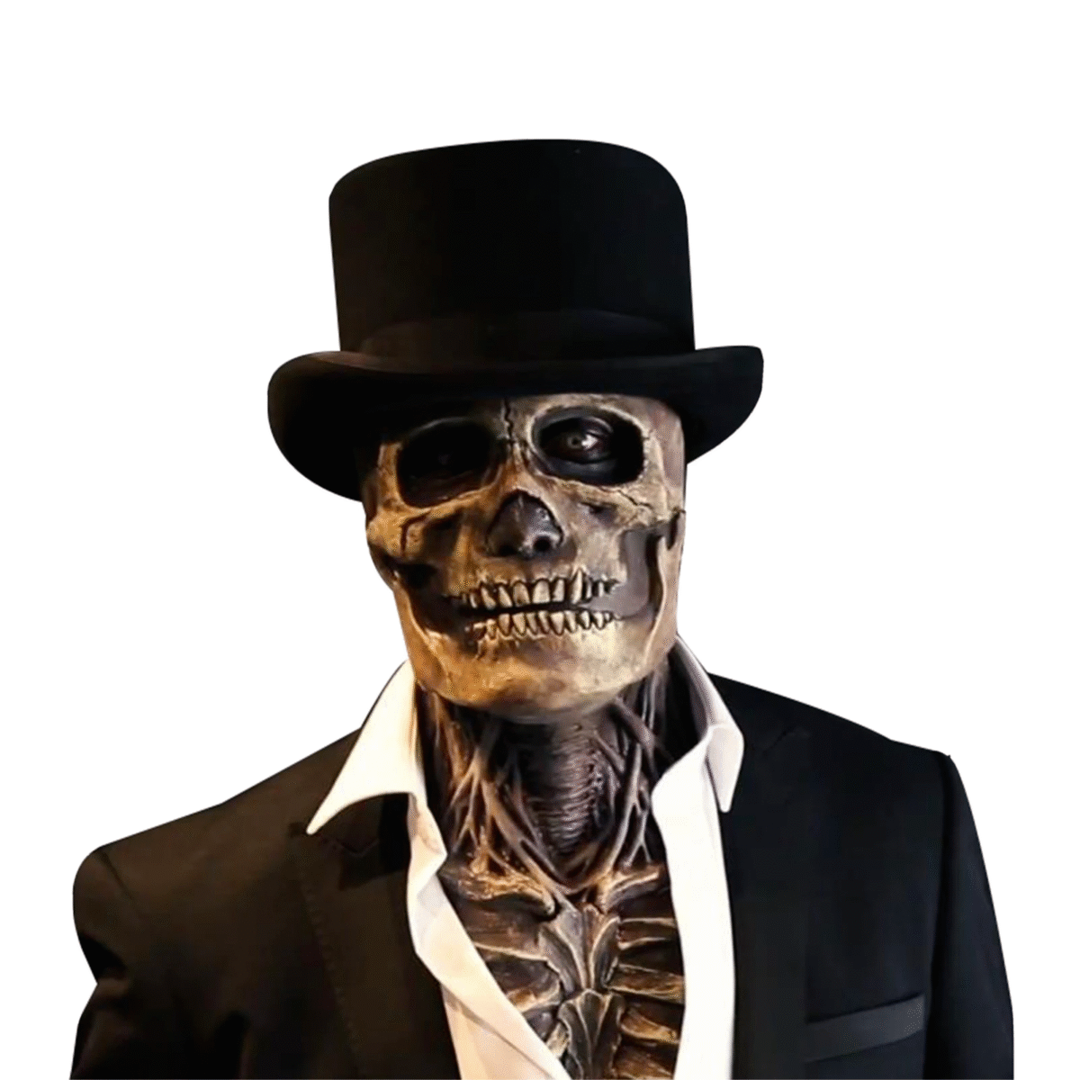 Full Head Skeleton Halloween Mask - onlinemegasale.com