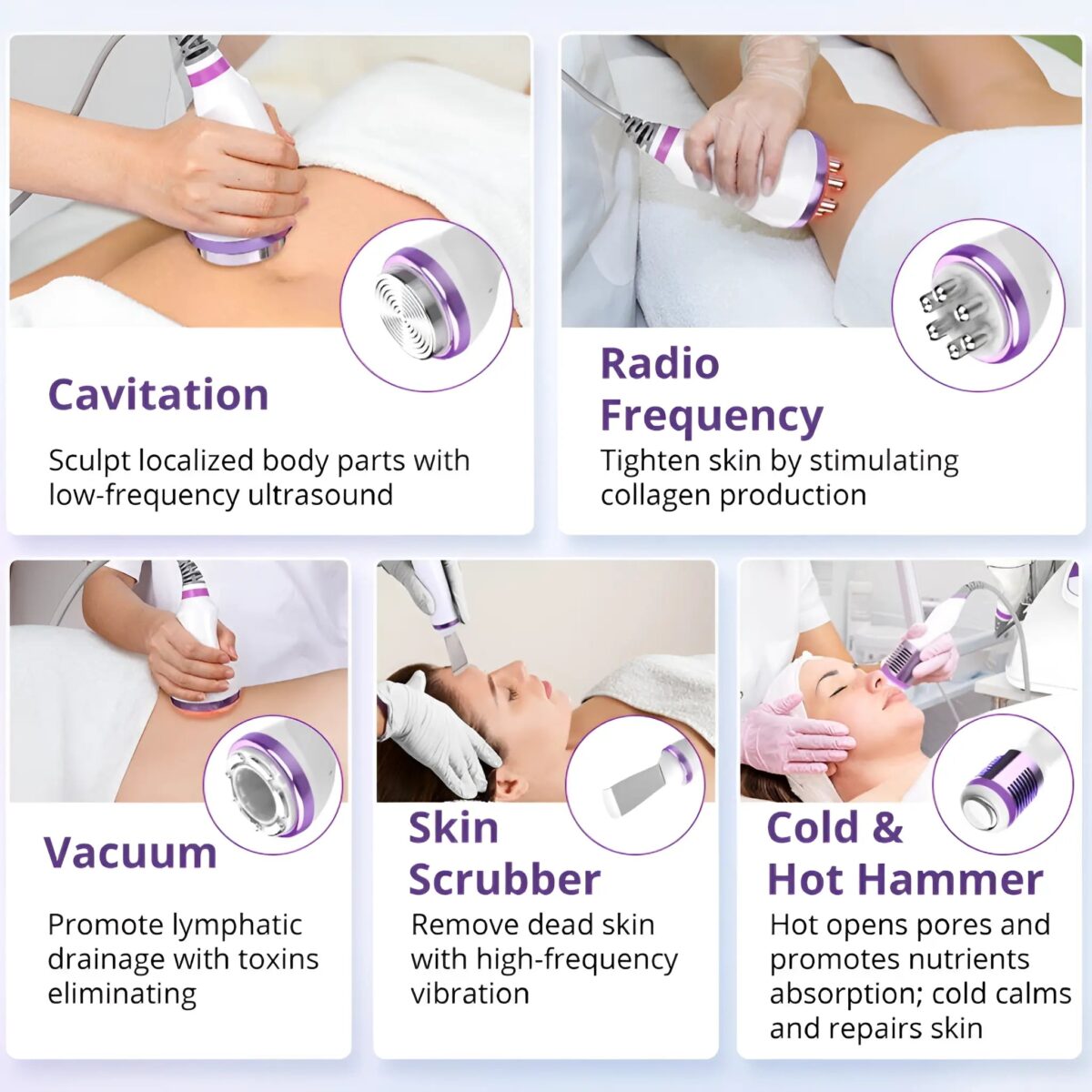 Cavitation Machine with Ultrasonic, Vibration for Weight - Fat Loss - onlinemegasale.com