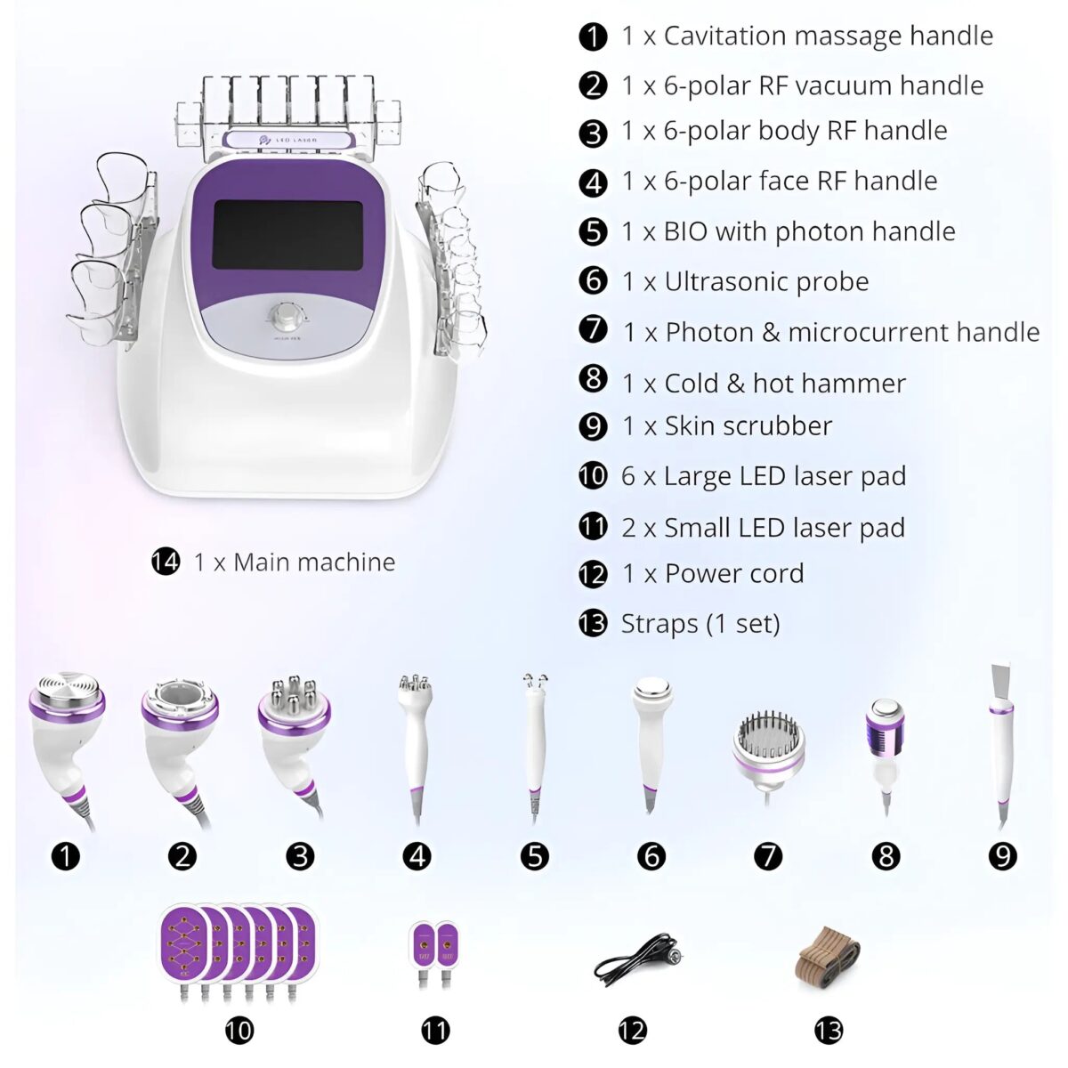 Cavitation Machine with Ultrasonic, Vibration for Weight - Fat Loss - onlinemegasale.com