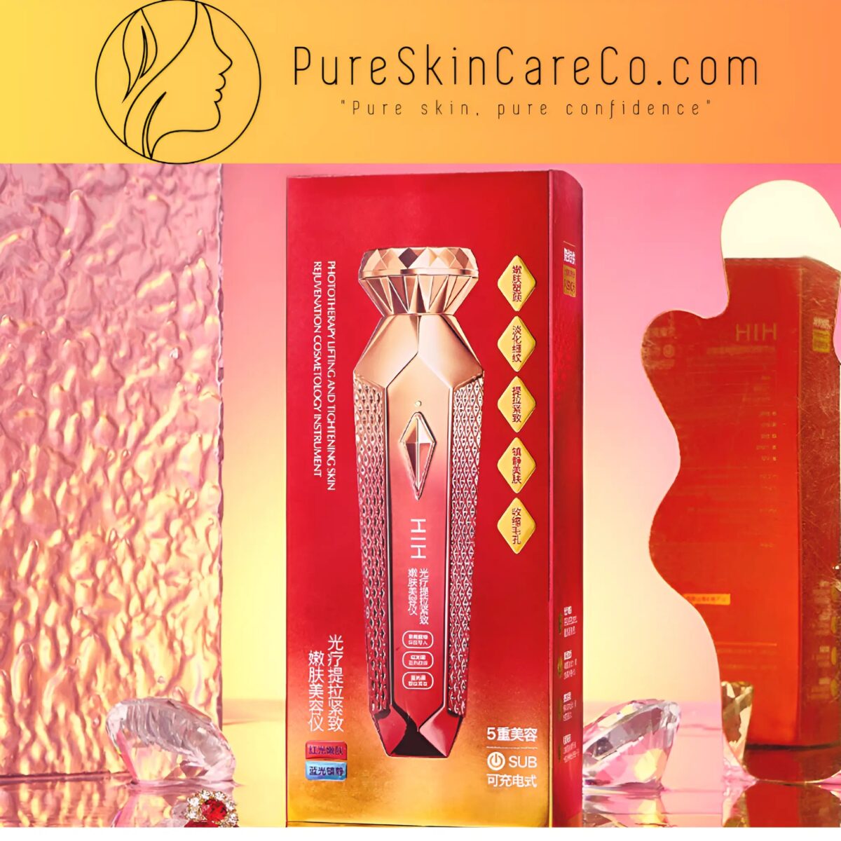 Red Light Therapy for Face Lifting - Tightening - onlinemegasale.com