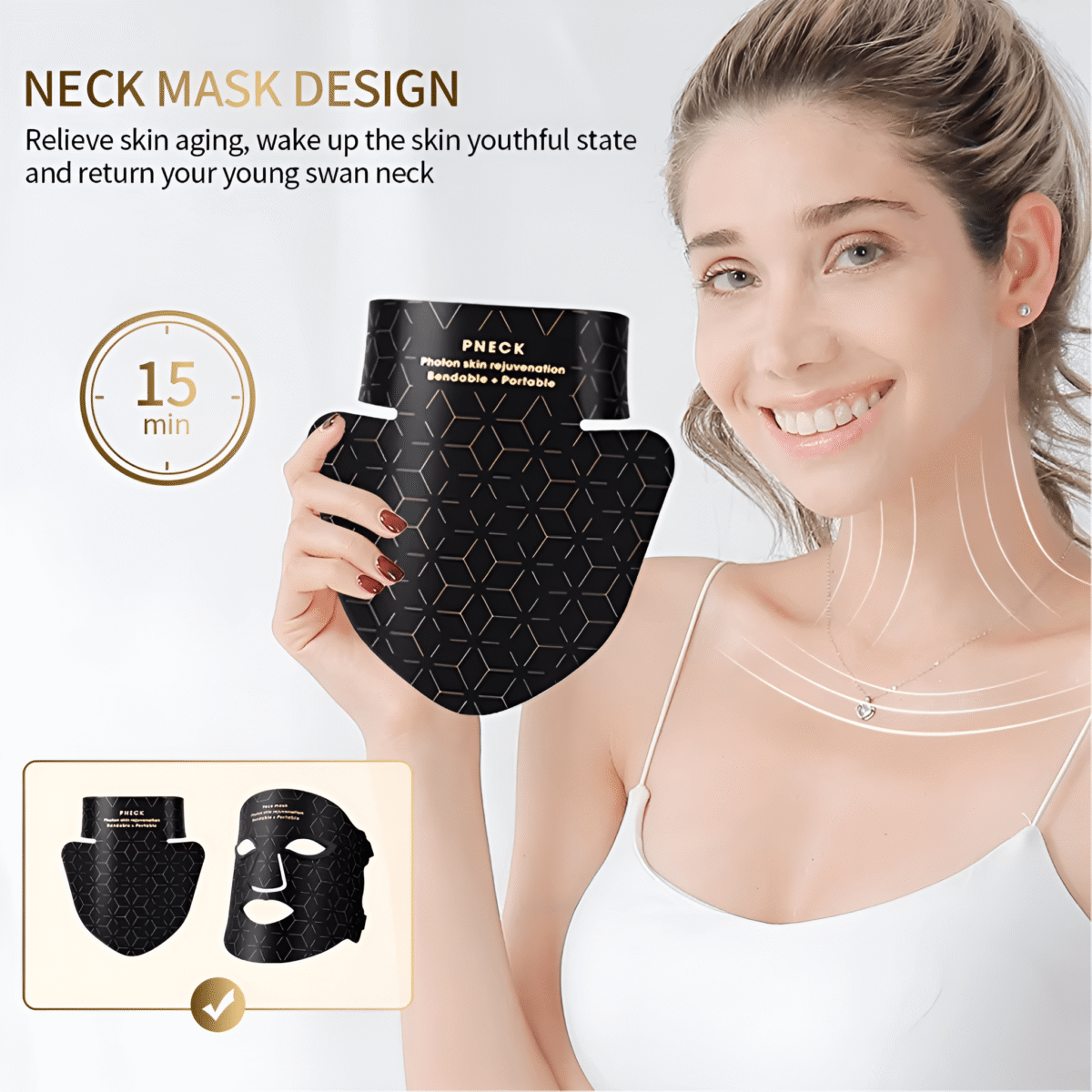 Silicone LED Facial Mask - onlinemegasale.com