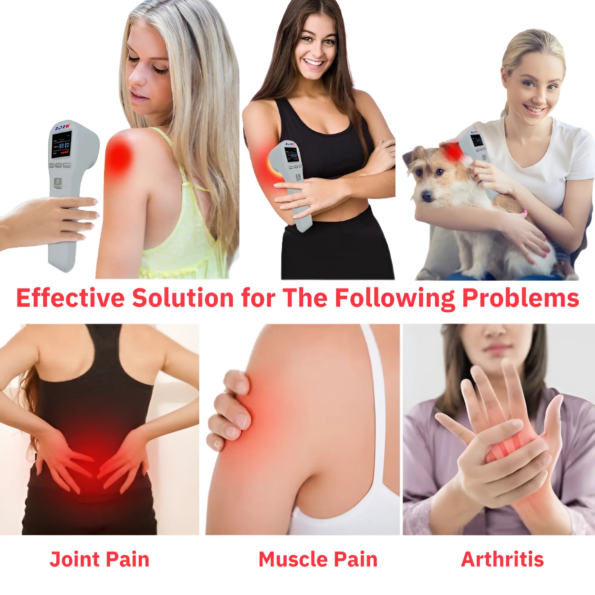 Deep Tissue Red Laser Therapy for Pain Relief and Recovery - onlinemegasale.com