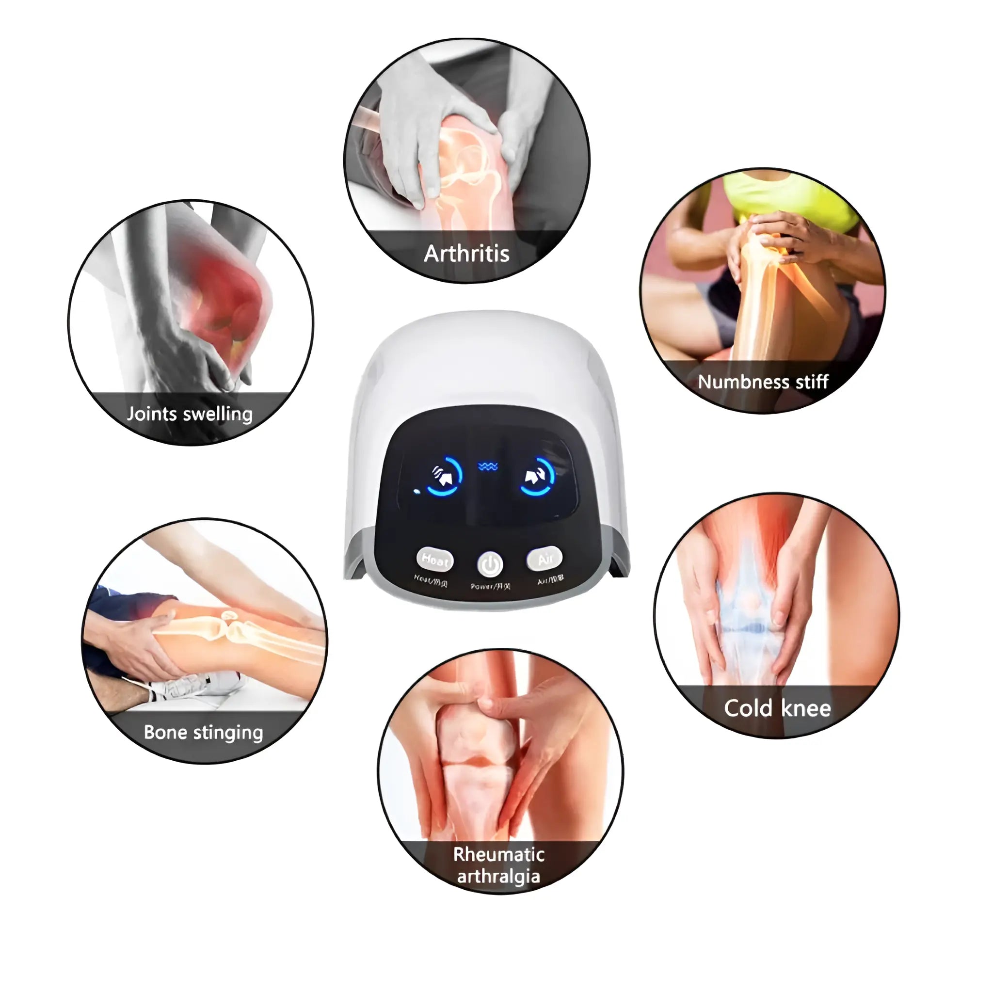 Red Light Electric Knee Massager - onlinemegasale.com
