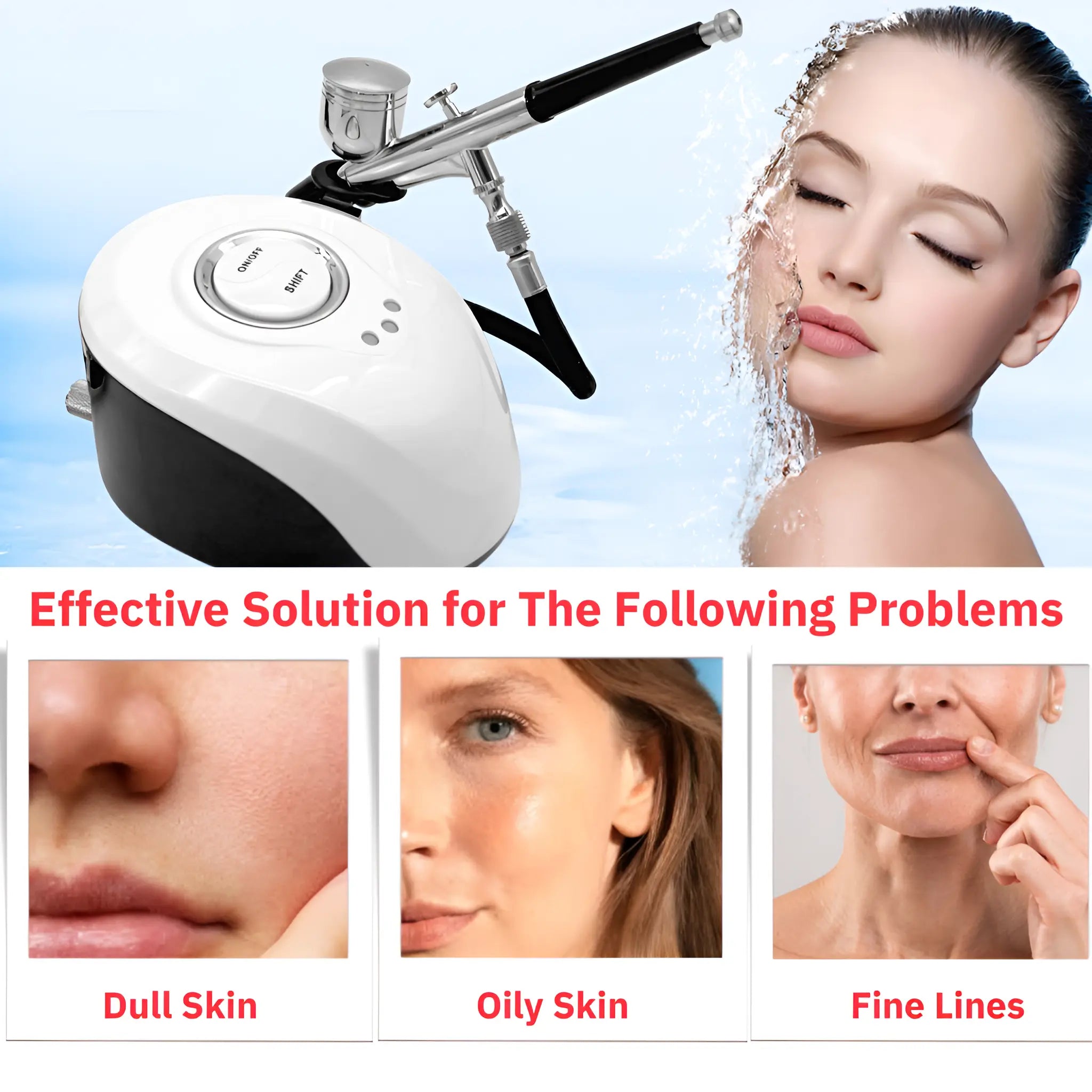 Facial Oxygen Therapy - Skin Care Sprayer - onlinemegasale.com