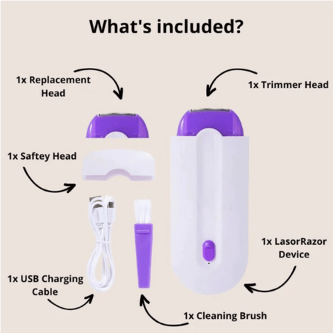 Lumishave Painless Hair Removal Silky Smooth Epilator - onlinemegasale.com