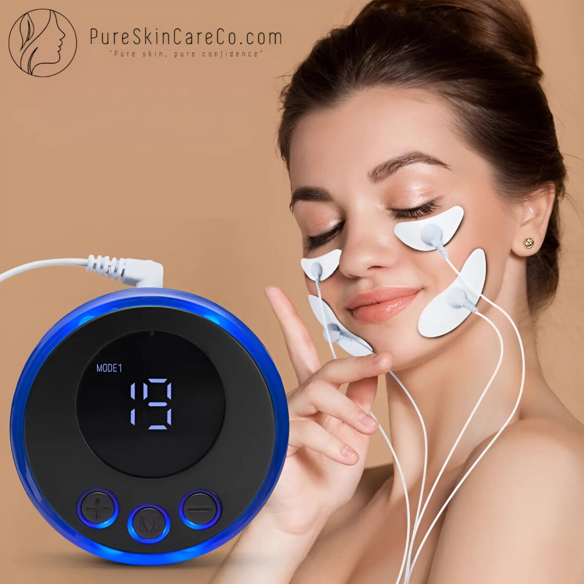 Ems Facial Massager Microcurrent Muscle Stimulator - onlinemegasale.com