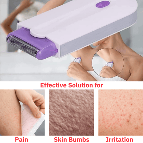 Lumishave Painless Hair Removal Silky Smooth Epilator - onlinemegasale.com