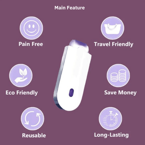 Lumishave Painless Hair Removal Silky Smooth Epilator - onlinemegasale.com