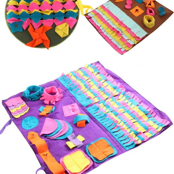 Pet Sniffing Training Puzzle Toy Mat