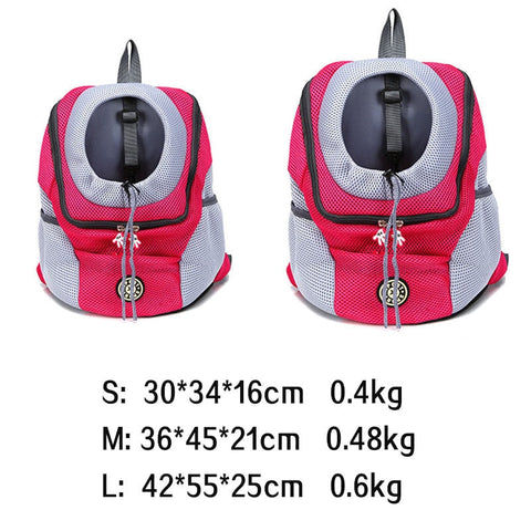 Portable Travel Backpack Outdoor Pet Dog Carrier - onlinemegasale.com