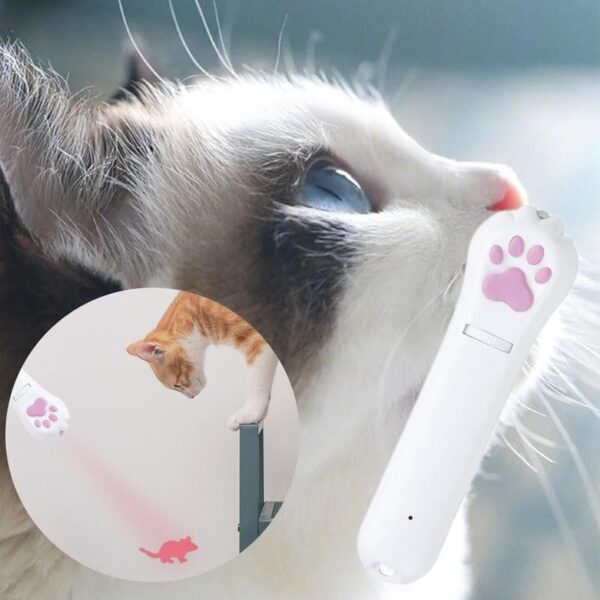 Laser Cat Teaser Interactive Toy
