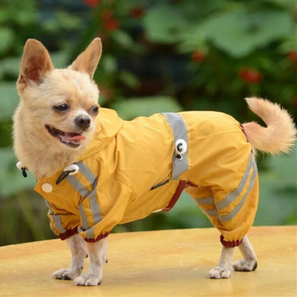 Reflective Waterproof Dog Raincoat