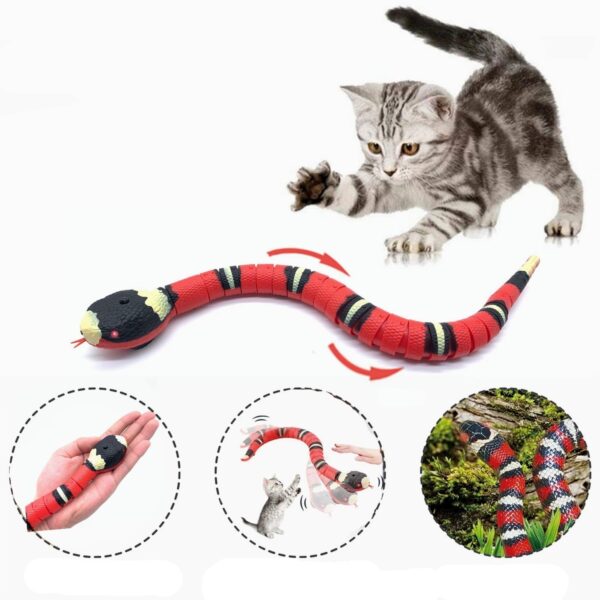Interactive Cat Electric Snake Toy