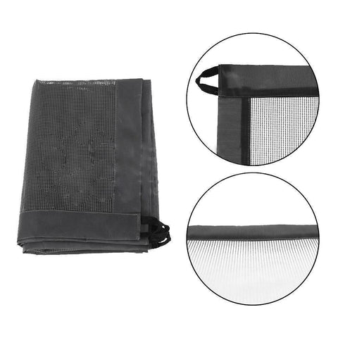 Portable Folding Breathable Mesh Dog Gate Safety Guard - onlinemegasale.com