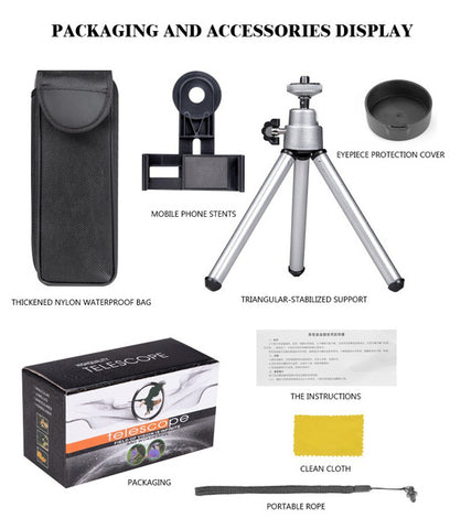 Starscope Monocular - High Power 4k Monocular with Mobile Holder & Tripod - Military Grade Waterproof Monocular - onlinemegasale.com Starscope Monocular - High Power 4k Monocular with Mobile Holder & Tripod - Military Grade Waterproof Monocular - onlinemegasale.com
