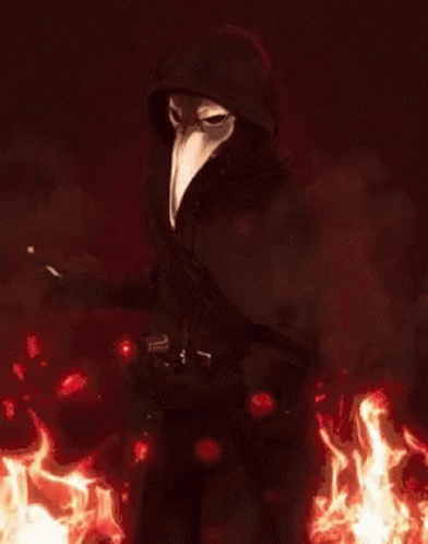 Black Plague Doctor Halloween Costume - onlinemegasale.com