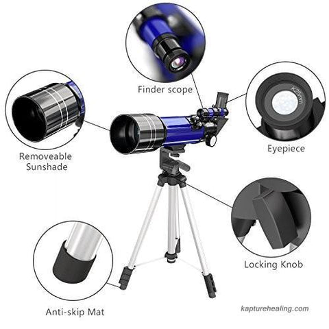 Space Telescope for Beginners Equipped with 150X magnification and 3X Barlow lens - onlinemegasale.com