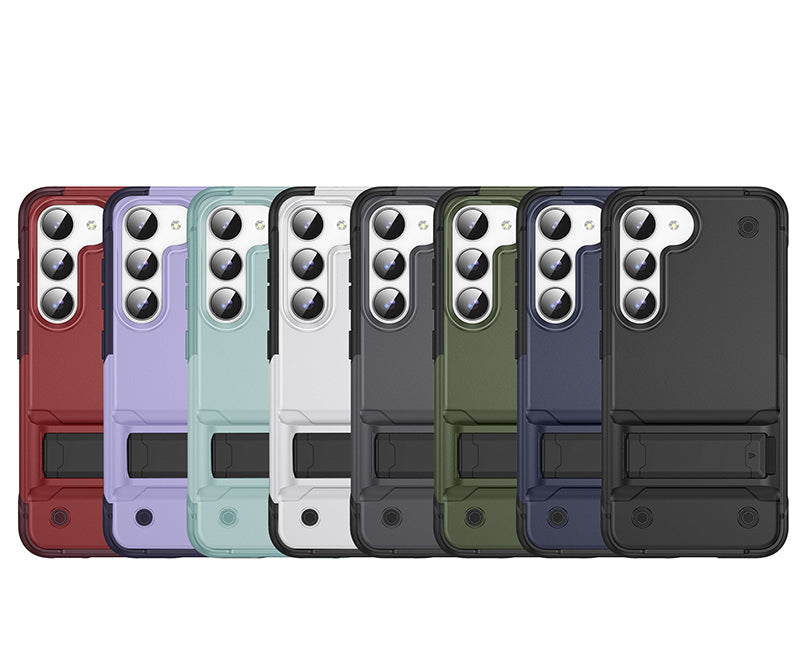 Samsung Series | Armor Anti-Fall Bracket Mobile Phone Case - onlinemegasale.com