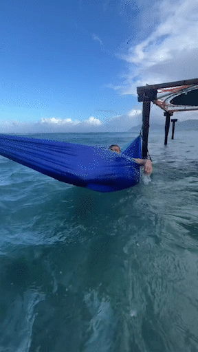 🌞 Summer Sale ✨ Camping Hammock with Straps Bundle - onlinemegasale.com