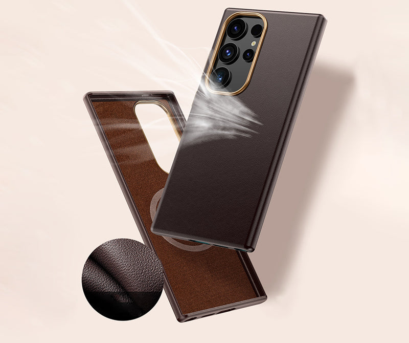 Samsung MagSafe Series | Napa Leather Phone Case - onlinemegasale.com