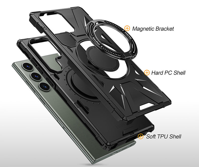 Samsung Magsafe Series | Armor Rotating Ring Anti-Fall Mobile Phone Case - onlinemegasale.com Samsung Magsafe Series | Armor Rotating Ring Anti-Fall Mobile Phone Case - onlinemegasale.com