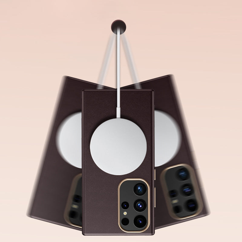 Samsung MagSafe Series | Napa Leather Phone Case - onlinemegasale.com