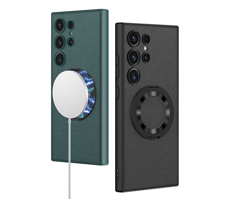 Samsung Magsafe Series | Swivel Ring Leather Case - onlinemegasale.com Samsung Magsafe Series | Swivel Ring Leather Case - onlinemegasale.com