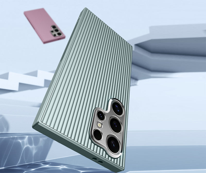 Samsung Series | Anti-Slip Striped Phone Case - onlinemegasale.com