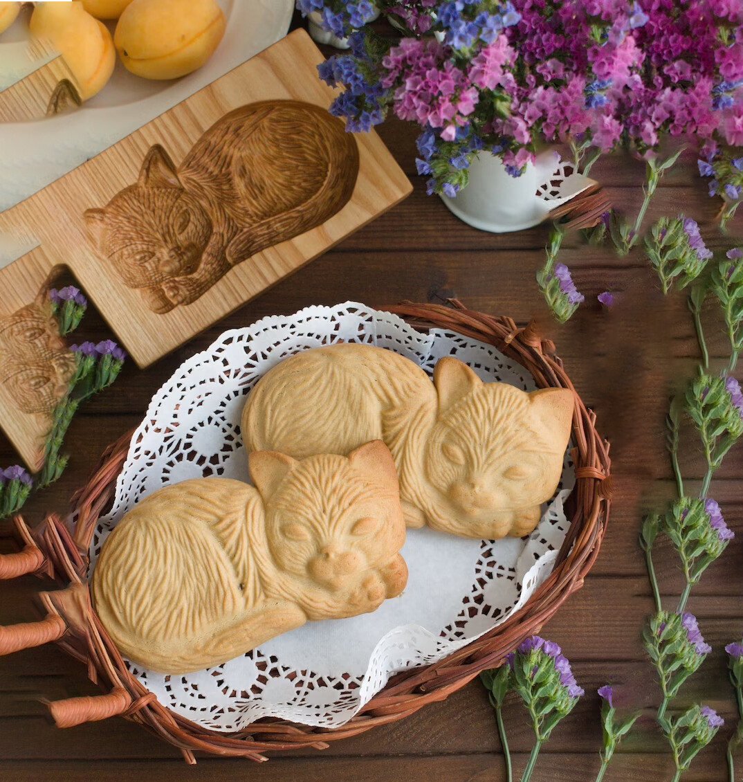 (🎁Last day limited sale - 52% off🎁)Wood patterned Cookie cutter - Embossing Mold For Cookies - onlinemegasale.com