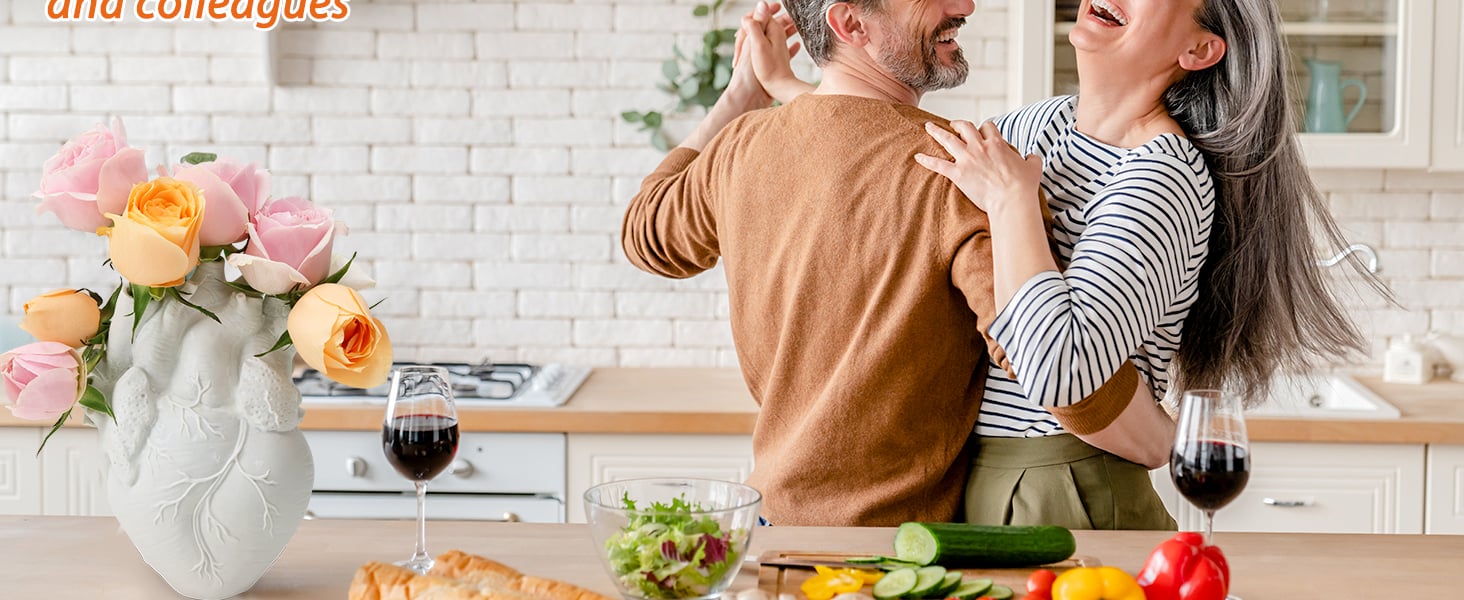 White Heart Irregular Creative Art Vase(BUY 4 Pcs Free Shipping) - onlinemegasale.com