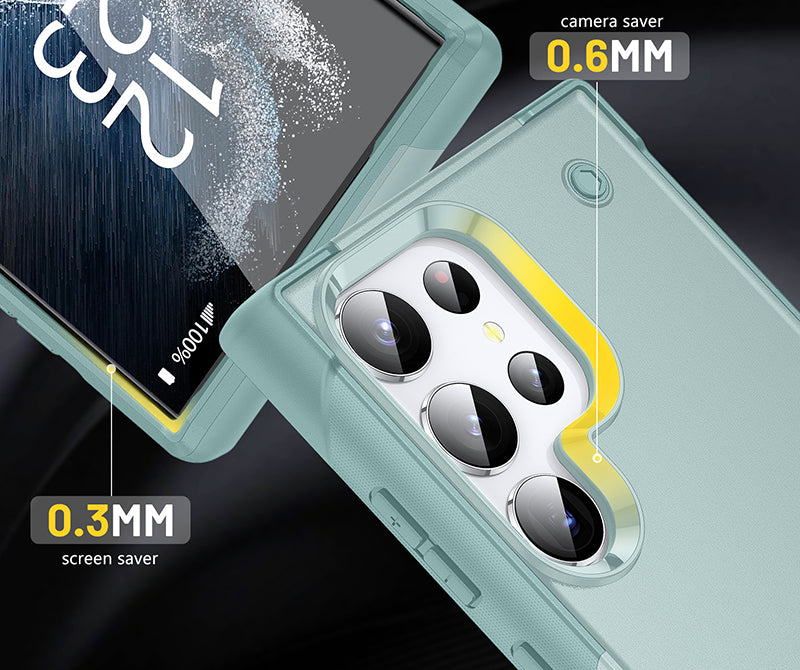 Samsung Series | Armor Anti-Fall Bracket Mobile Phone Case - onlinemegasale.com