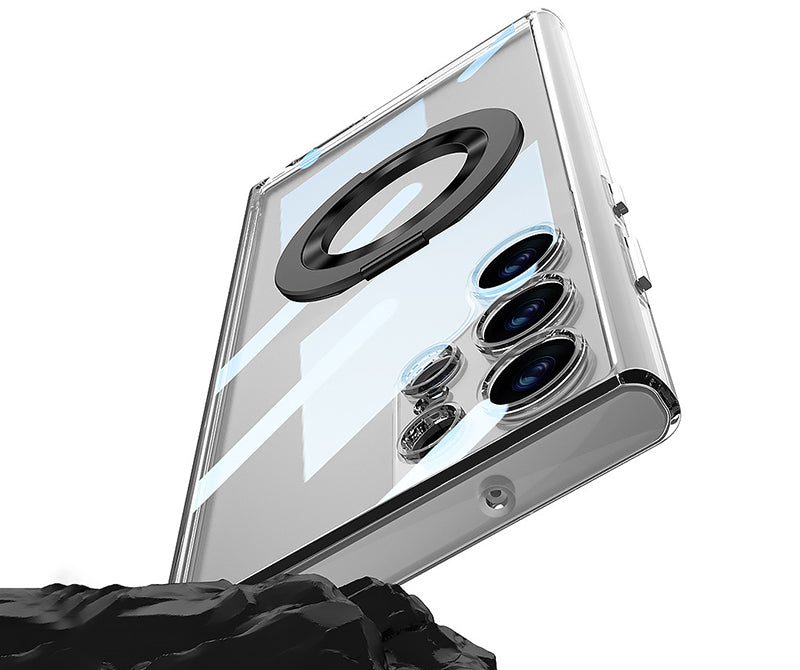 Samsung Magsafe Series | 360° Rotating Metal Stand Phone Case - onlinemegasale.com