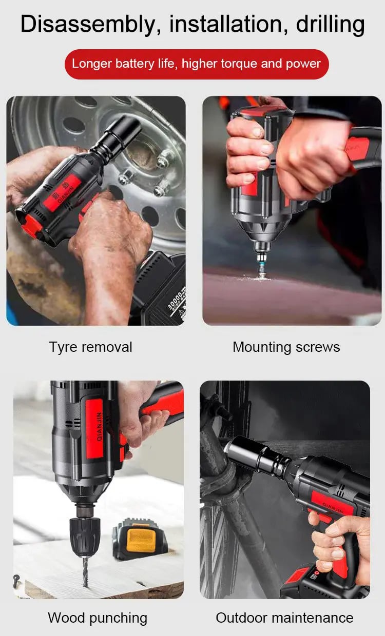 Ultra Powerful Torque Brushless Electric Wrenches🔥Free shipping🔥 - onlinemegasale.com