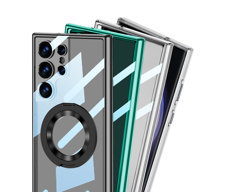 Samsung Magsafe Series | 360° Rotating Metal Stand Phone Case - onlinemegasale.com