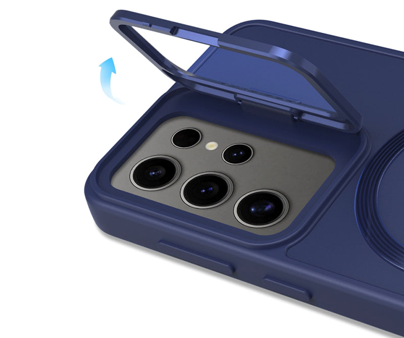 Samsung Magsafe Series | Multifunctional Stand Frosted Mobile Phone Case - onlinemegasale.com