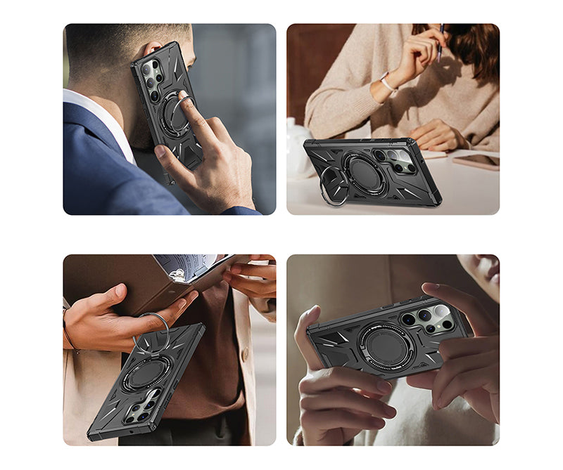 Samsung Magsafe Series | Armor Rotating Ring Anti-Fall Mobile Phone Case - onlinemegasale.com Samsung Magsafe Series | Armor Rotating Ring Anti-Fall Mobile Phone Case - onlinemegasale.com