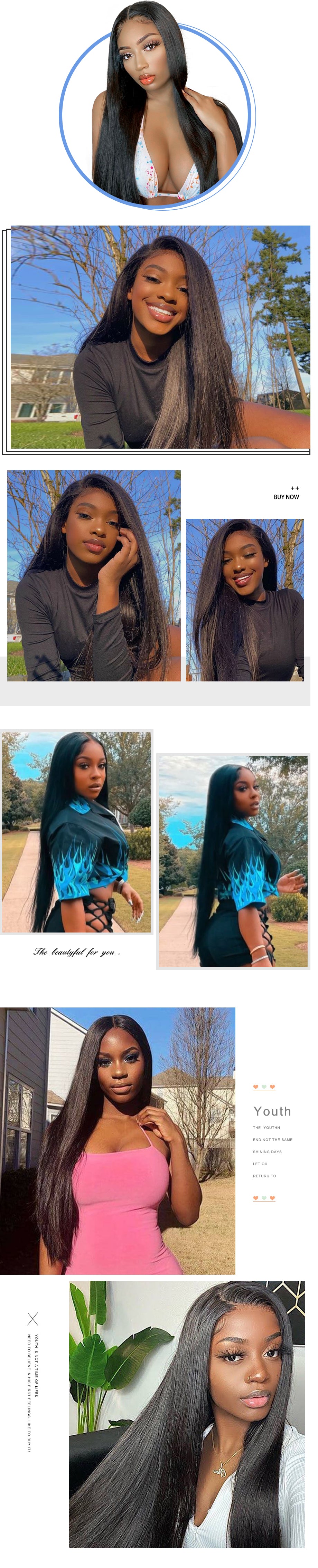 Cranberry 12A HD Lace Wig 4X4 Silky Straight Pre Plucked Virgin Hair 14-36 inches Long Transparent Wig - onlinemegasale.com Cranberry 12A HD Lace Wig 4X4 Silky Straight Pre Plucked Virgin Hair 14-36 inches Long Transparent Wig - onlinemegasale.com