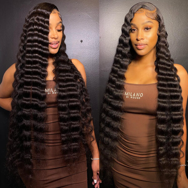 12A Cranberry Loose Deep Wave Upgraded 13X4 Real HD Swiss Lace Frontal Wig