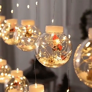 🎅🎄Christmas Led Wishing Ball String Lights Decorations - onlinemegasale.com