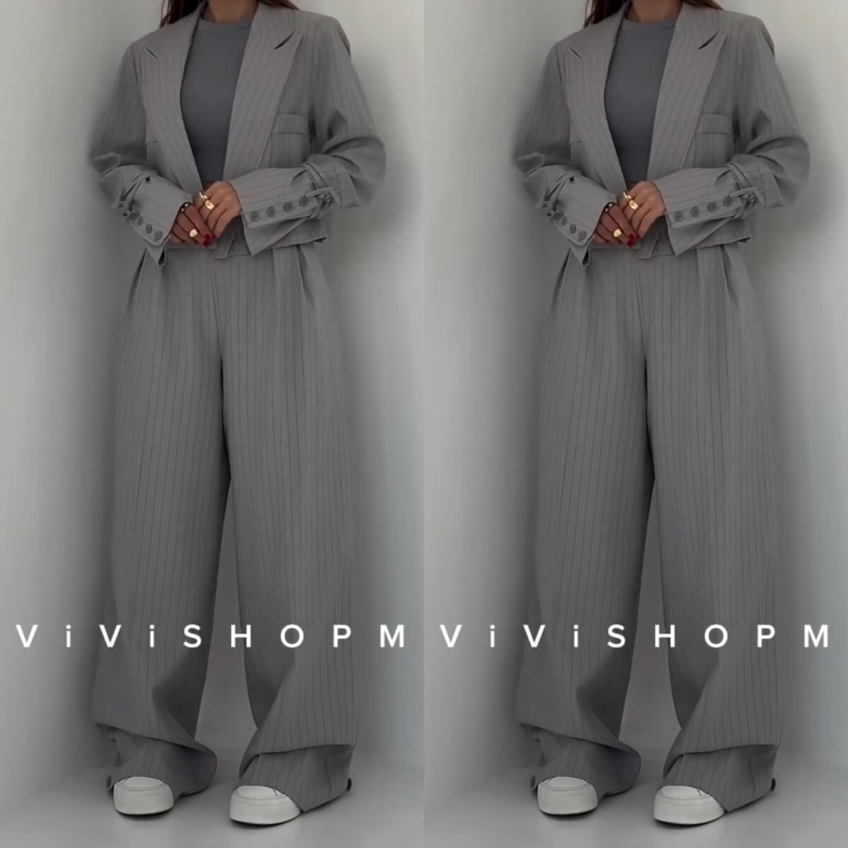Suria - Trouser and Blazer Set - onlinemegasale.com