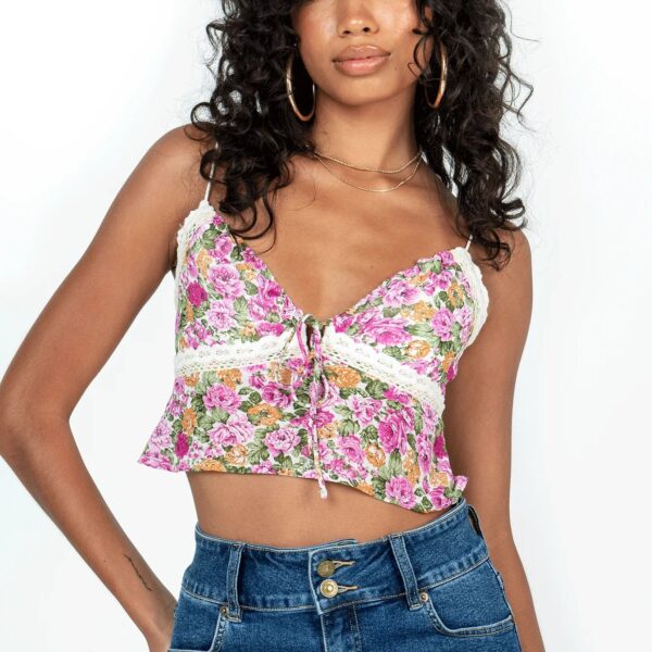 Eglé - Floral Strappy Top