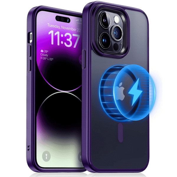 Luxury MagSafe Armor Matte Frosted Case for iPhone 15 Series 14 Series | iPhone 13 Series