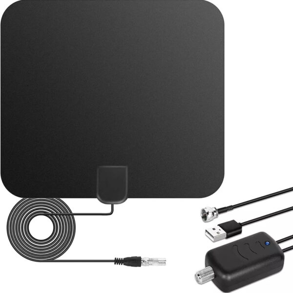 300 Miles Indoor Digital Amplified HDTV Antenna W/ Signal Booster