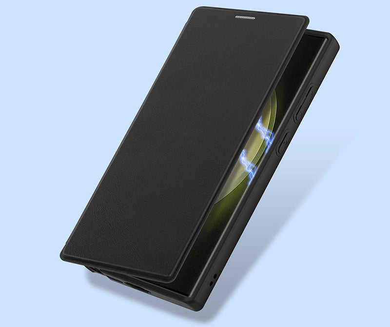 Samsung Magsafe Series | Magsafe Stand Flip Leather Case - onlinemegasale.com Samsung Magsafe Series | Magsafe Stand Flip Leather Case - onlinemegasale.com