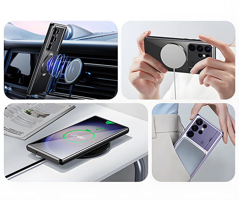 Samsung Magsafe Series | Holder Goggles Magsafe Metal Phone Case - onlinemegasale.com